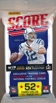 2016 Score Football Factory Sealed Jumbo Pack - 52 Cards!