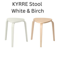 New IKEA KYRRE Stool 3 legs Table Triangular Shaped Seat Kitchen Room Usage