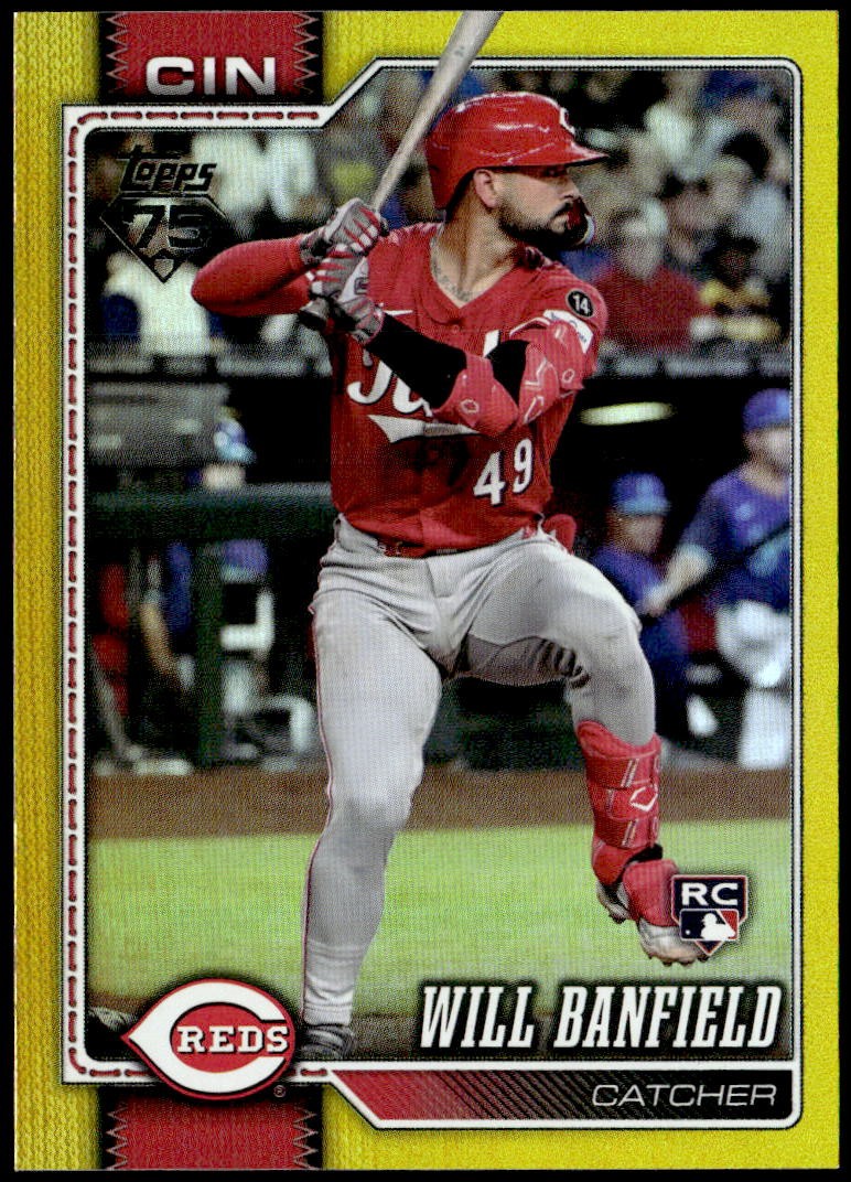 2026 Topps #247 Will Banfield Yellow Holo Foil #/399 Rookie F5