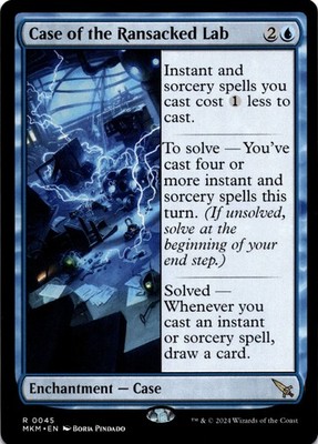 MTG Case of the Ransacked Lab NON FOIL NM R 45 Murders at Karlov Manor