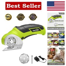 4V Cordless Rotary Cutter - Effortless Electric Scissors for Cardboard  Fabrics