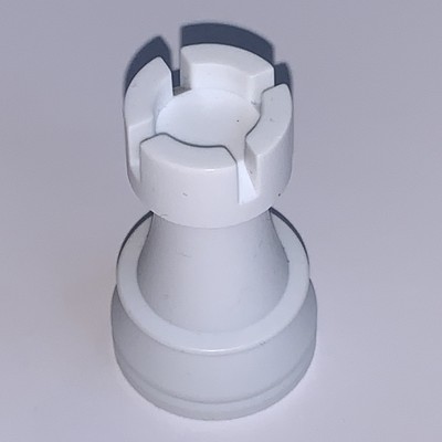 Square Off Pro Replacement White Castle for Worlds First Rollable E-Chessboard