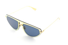 Christian Dior DIORULTIME2 LKSA9 Gold Blue Sunglasses 56-17-145 Excellent