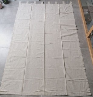 Rideau ou panneau Ikea Lenda 100 % coton avec pattes beige 140 x 220 cm