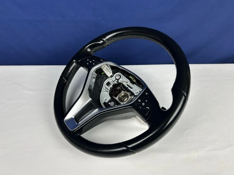Volante Mercedes GLK250 GLK350 2012-2015 con paletas de cambio negro OEM Foto 4 de 4