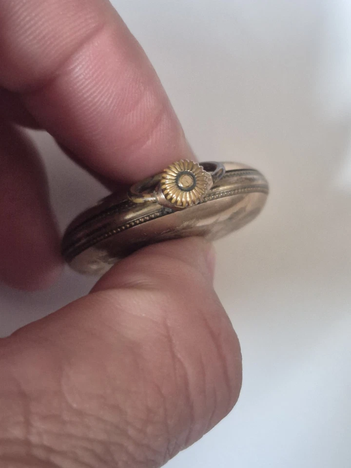 Reloj Bolsillo Vintage Elgin Grado 320 Modelo 2 7j Cuerda Manual Para Reparación Foto 4 de 4