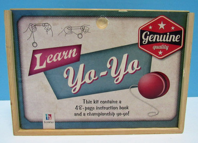 HINKLER LEARN YO-YO CHAMPIONSHIP QUALITY LEARNING KIT IN WOOD BOX