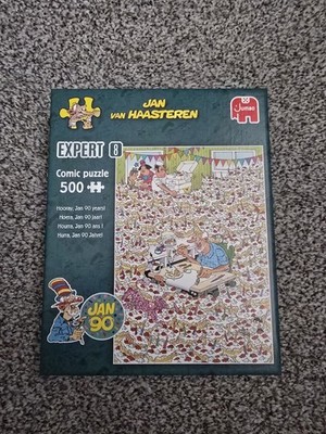 Jan van Haasteren Expert 8 Hurra Jan 90 Jahre 500-teiliges Puzzle BRANDNEU VERSIEGELT
