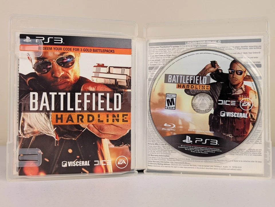 Battlefield Hardline (PlayStation 3 PS3)➡️CIB Complete  - Tested - Near Mint 📀! - Image 3 of 4