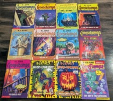 Lot of 11 Vintage 90'S R. L. Stine GOOSEBUMPS Scholastic Books + 1 Parody Book