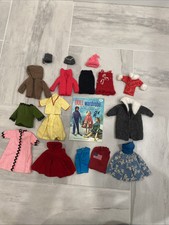 Vintage Barbie Doll 1960/70s Homemade Crochet Knit Sweater Skirt Pants Dress Lot