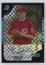 2005 Bowman Draft Chrome X-Fractor /250 Travis Wood #BDP64 Rookie RC 0q3