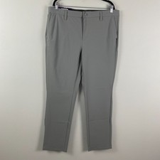 Dockers Slim Fit Tech Chino Pants Size 36x32 Gray Performance Stretch