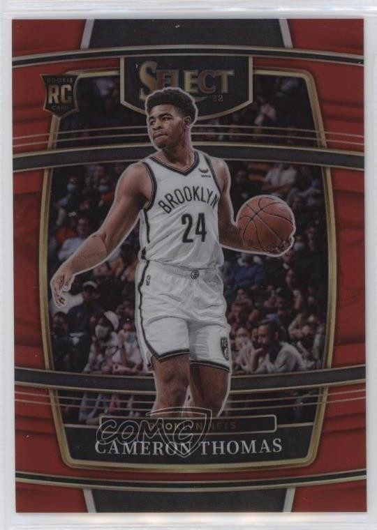 2021-22 Panini Select Concourse Red Prizm 159/199 Cameron Thomas #21 0t30