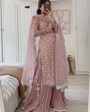 Pakistani Designer Indian Salwar Kameez Bollywood Dress Party Wear Suit wedding