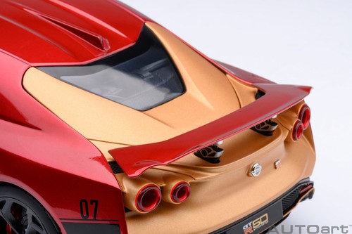 1/18 AUTOart Nissan GT-R50 by Italdesign (Metallic Red/Gold) - New in box - Imagen 11 de 14
