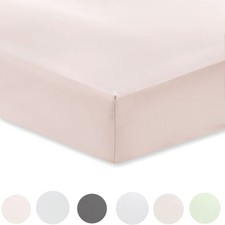 Bianca 100% Cotton Sateen 400 Thread Count Fitted Sheet Soft Bedding Linen UK