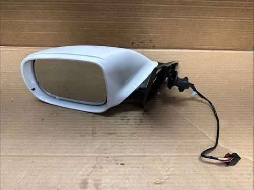 2009-2014 Audi Q5 Door Mirror Left Driver Side View OEM Used White