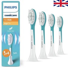 Philips Sonicare, Genuine Replacement Toothbrush Heads for Kids Aged 7+ 4 Pack