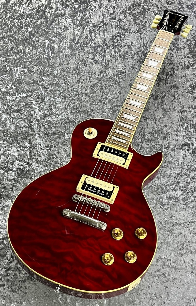 EDWARDS E-LP-100 QM /SD 'SeeThroughRed Used Electric Guitar 2013