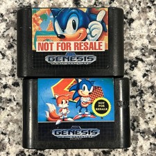 Sonic The Hedgehog 1 and 2 Sega Genesis (Not For Resale)