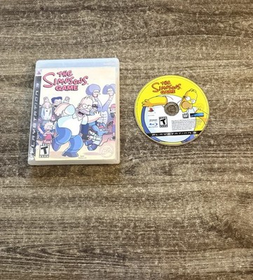 The Simpsons Game (Sony PlayStation 3, 2007) No Manual! Tested & Working!