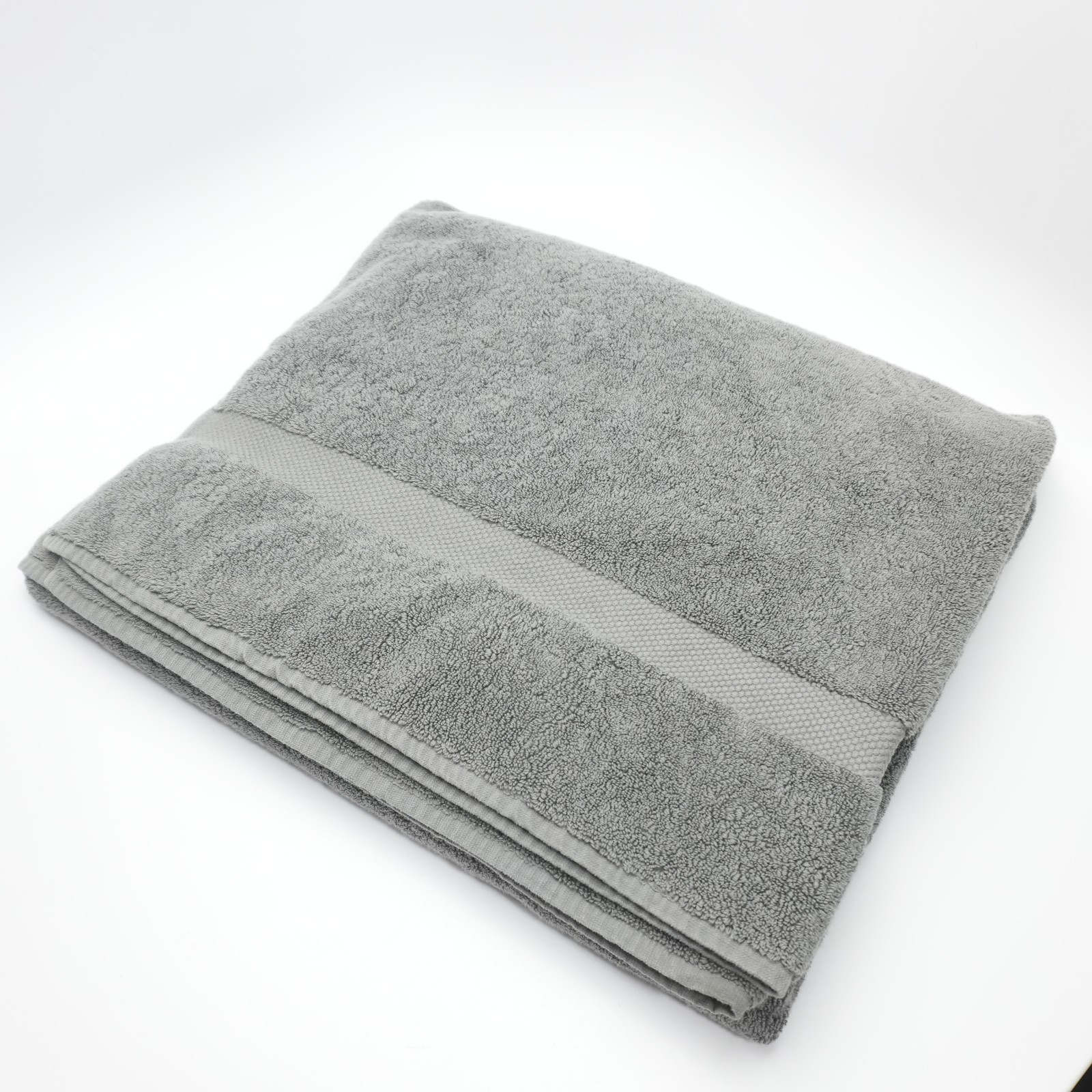 Restoration Hardware Cabana Beach Huge Towel Bath Sheet Charcoal Gray 40