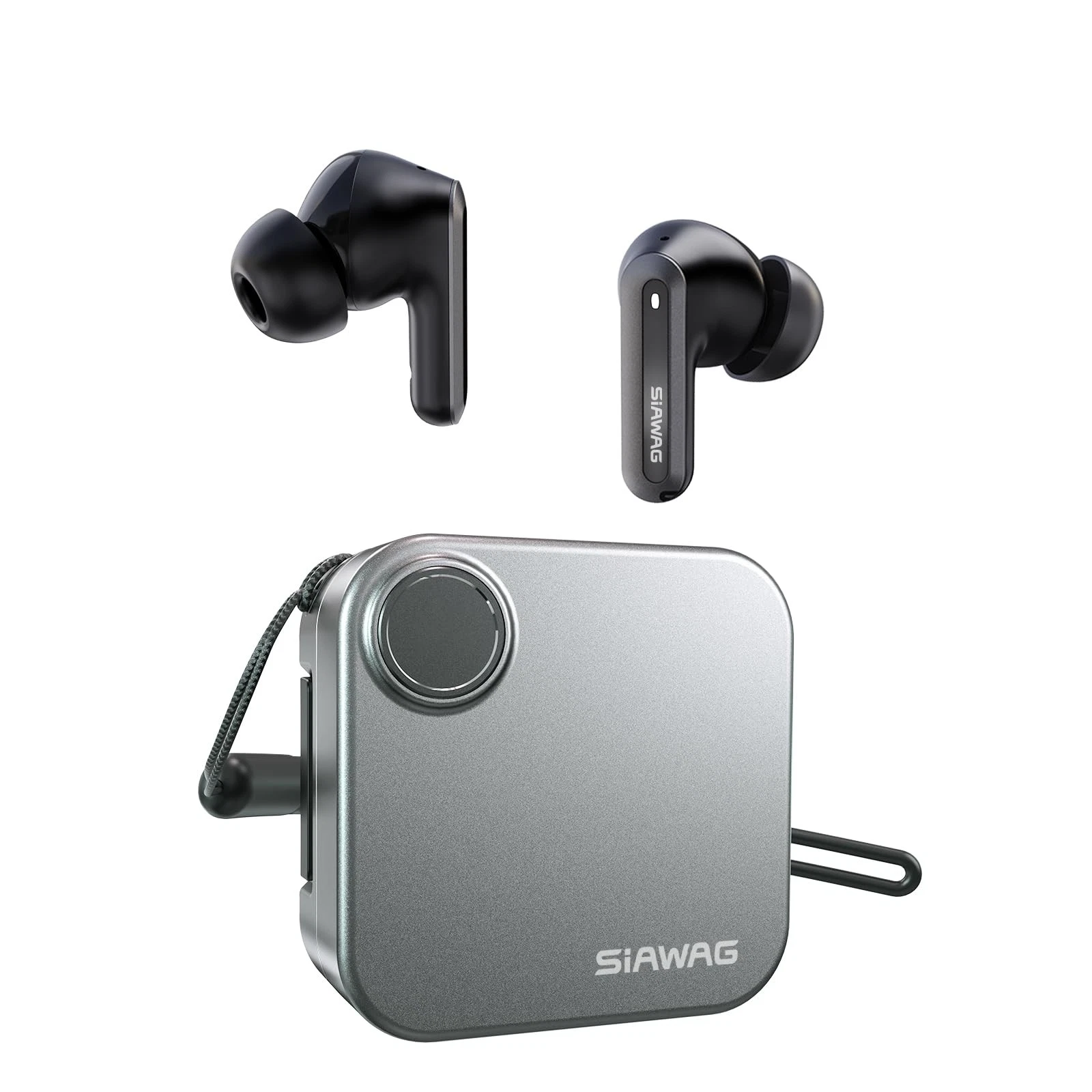 Bluetooth Headphones 5.4 Wireless Earbuds 2-in-1 Case and Phone Stand Noise C...