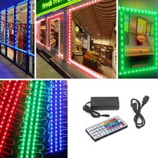 20pcs 5050 SMD 3LED Bulb Module Light Club Store Front Window Sign Lamp US Power