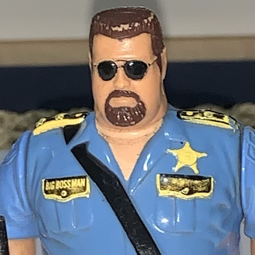 WWE THE BIG BOSS MAN HASBRO WRESTLING ACTION FIGUR...