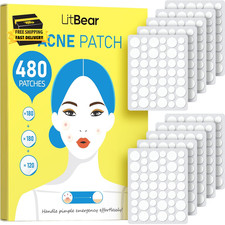 Pimple Patch Bulk, 480 Patches 3 Size Acne Patches for Face, Hydrocolloid Spot S