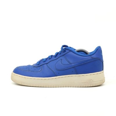 Nike Damen Air Force 1 Low Sneaker Blau Leder Low-Top Gepolsterte Sohle EU 40