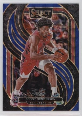 2024 Panini Select Premier Level Blue Wave Prizm 24/75 Scoot Henderson #119 1j5e