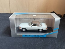 Minichamps 1/43 Mercedes 350 Sl Cabriolet Soft Top Closed White Product Number 4