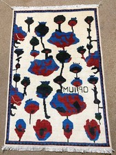 Opium  Handmade Afghan amazing war rug Great Quality Beauiful design Size 1 Mete