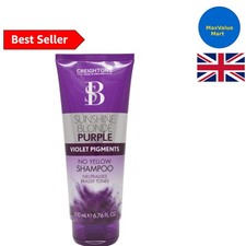 Sunshine Blonde 200ml Silver Tone Shampoo - Brightens & Neutralizes Brassiness 9.95 per litre