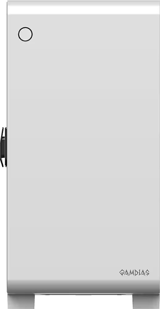 GAMDIAS - Mars E2 Micro ATX Mini-Tower Case - White 8790₽