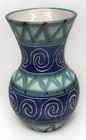Rare R.P. Vase Vintage Robert Picault Vallauris Geometric Decor #4