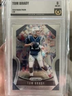 2019 Panini Prizm Tom Brady #18 Non Holo New England Patriots Graded 8 NM-MT