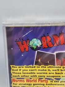 Worms World Party (Sega Dreamcast, 2001) New Sealed Small Tear/Crack - See Pics