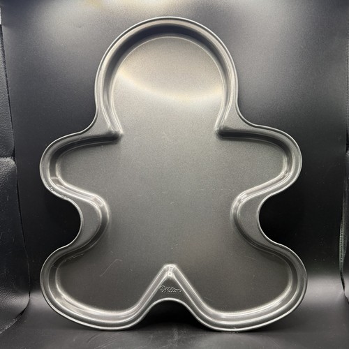 Wilton Gingerbread Man Cookie Sheet/Cake Pan Mold 14" Large