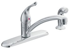 1Pc Moen 67430 Chateau Single Lever Kitchen Faucet with Sprayer