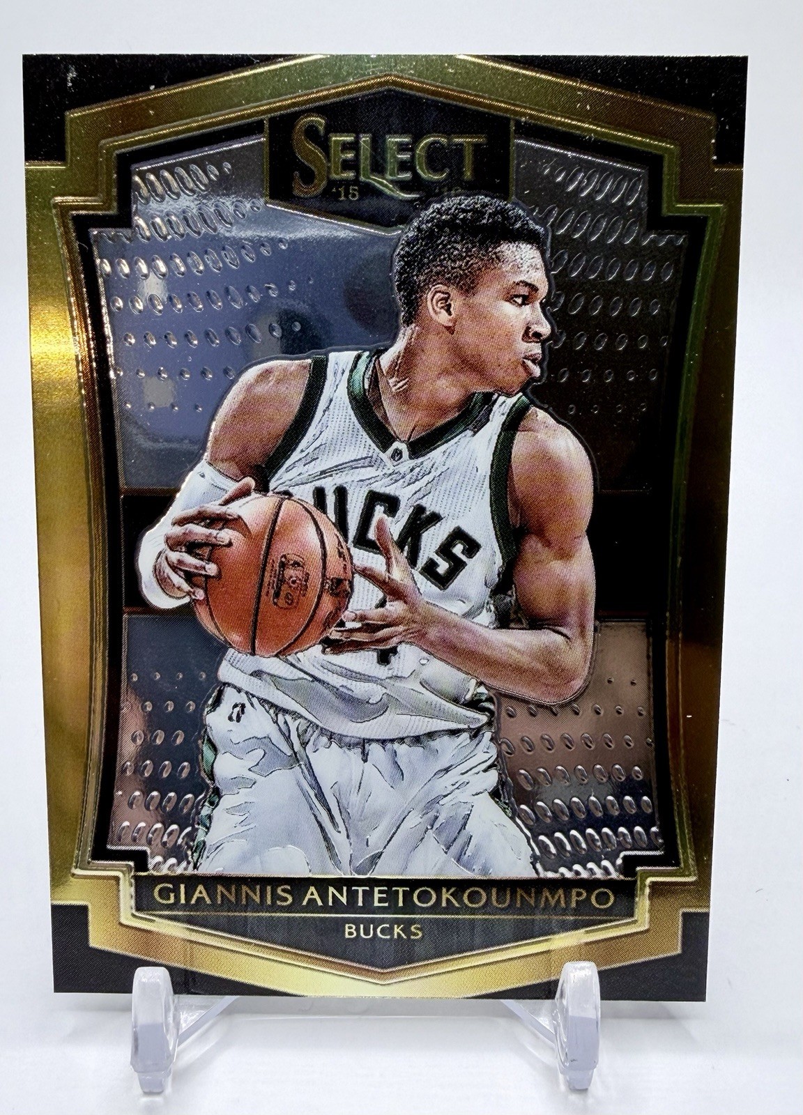 Giannis Antetokounmpo 2015-16 Panini Select #193 Milwaukee Bucks