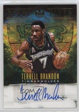 2018-19 Panini Court Kings 26/149 Terrell Brandon #CK-TBD Auto 0oe