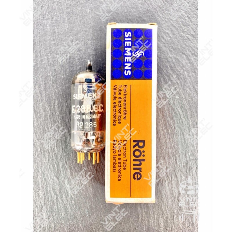 Tube E288CC SIEMENS en verre haut de gamme avec broches dorées pour studio