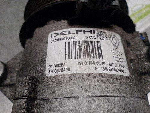 8200678499 klimakompressor RENAULT SCENIC II 1.9 DCI DIESEL 2003 4975354