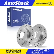 Rear Drilled Slotted Brake Rotors for Hyundai Sonata Tucson Kia Optima