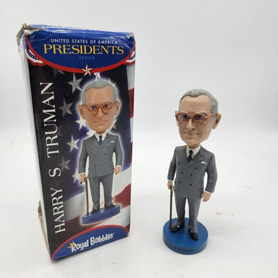 #ad #ad Royal Bobbles Presidents Harry S Truman Bobblehead Figure 10412 Preowned 8quot; $35.56