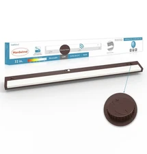 LED Under Cabinet Lighting Motion Sensored Hardwired with Built-in Dimmer, 32...