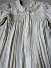 HAND STITCHED IVORY BAPTISMAL COAT - Silk Fabric & Embroidery Threads -Intricate — photo 2